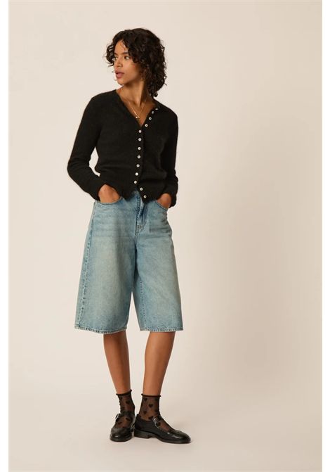 Des Petits Hauts Women's Betty Black Fitted Superfine Alpaca Cardigan Des Petits Hauts |  | 1H26003809000